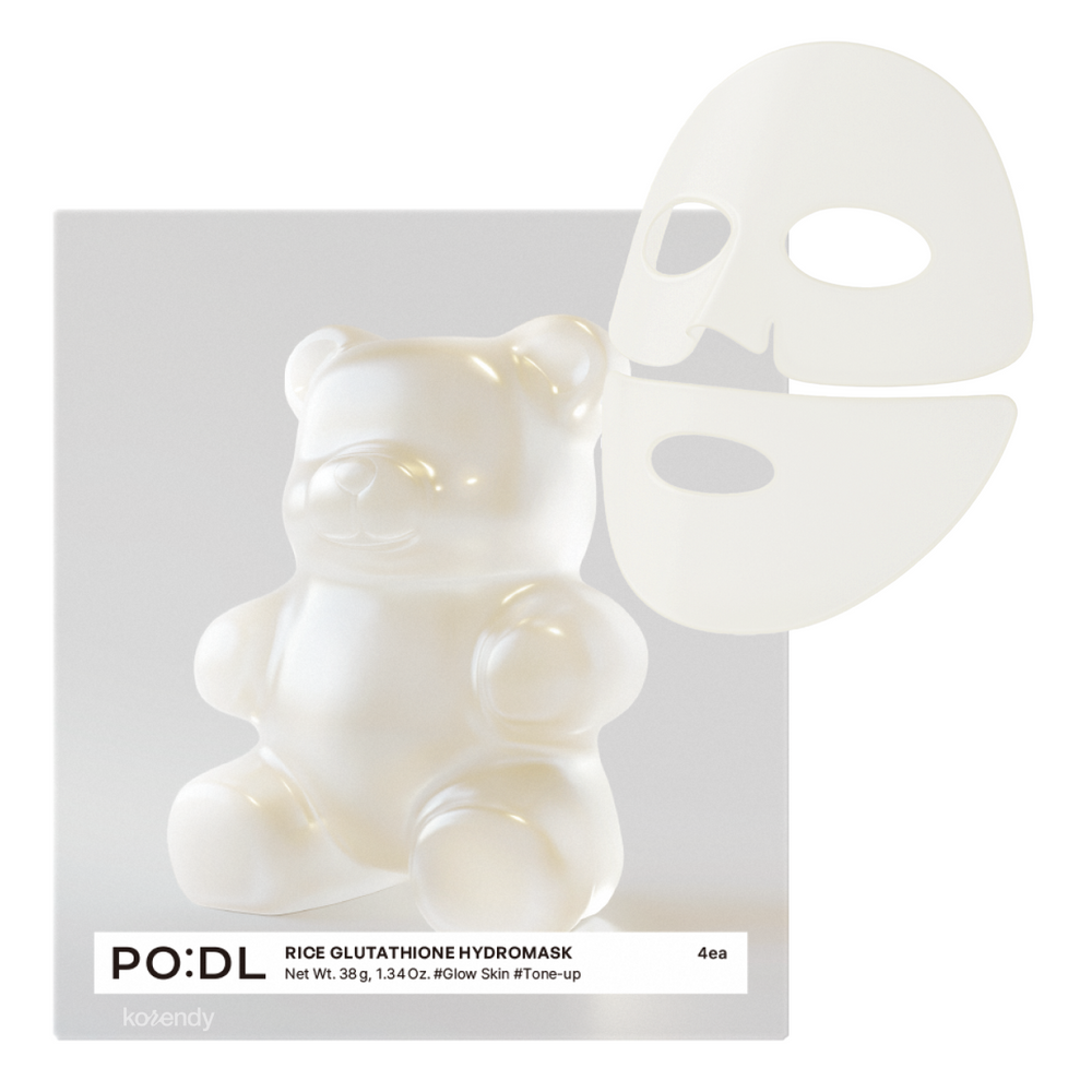 Podl Rice Glutathione HydroMask Brightening Hydrogel Sheet 4 Pack