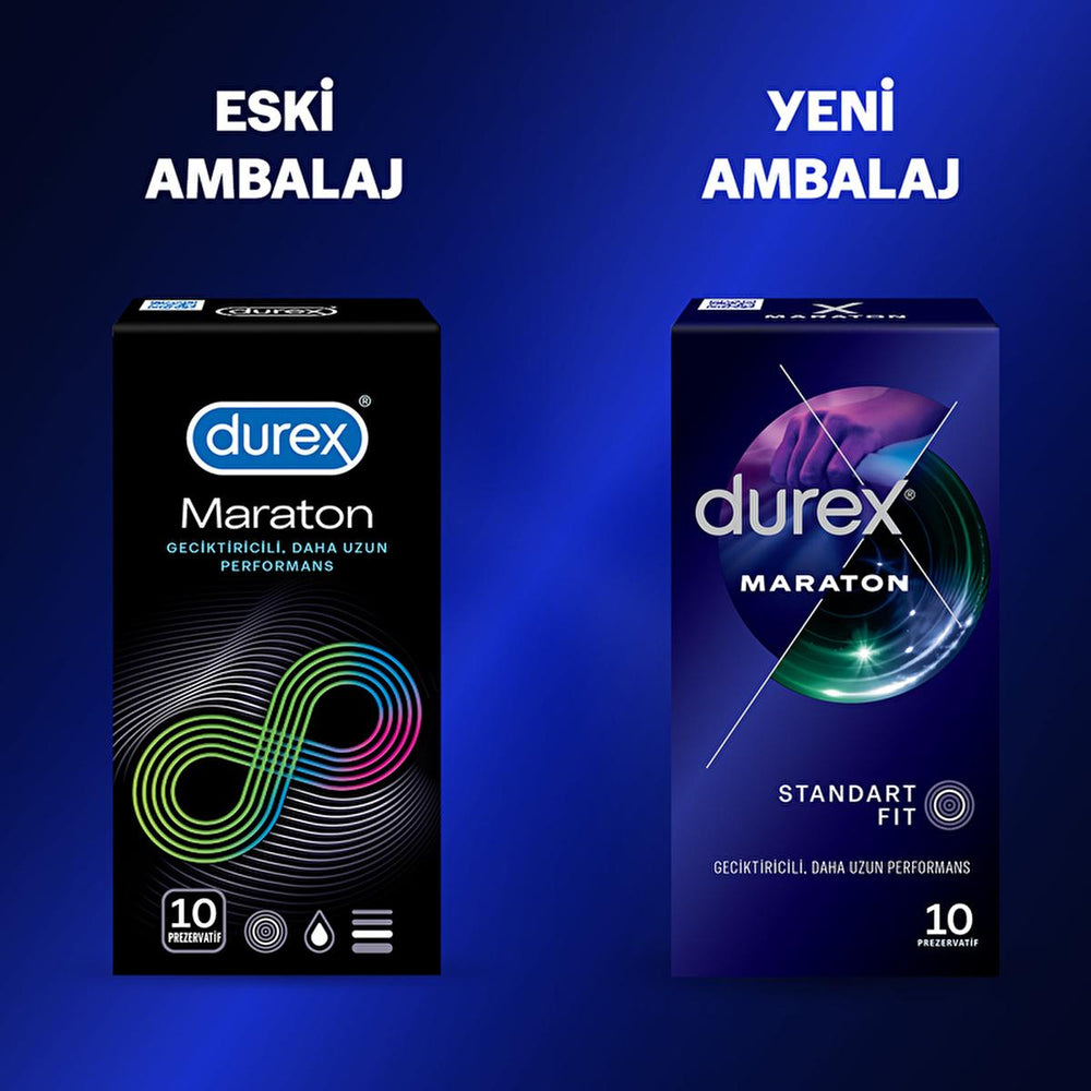 Durex Marathon Delay Condoms - Enhanced Performance for Adults & Couples | 10 Count - view 5