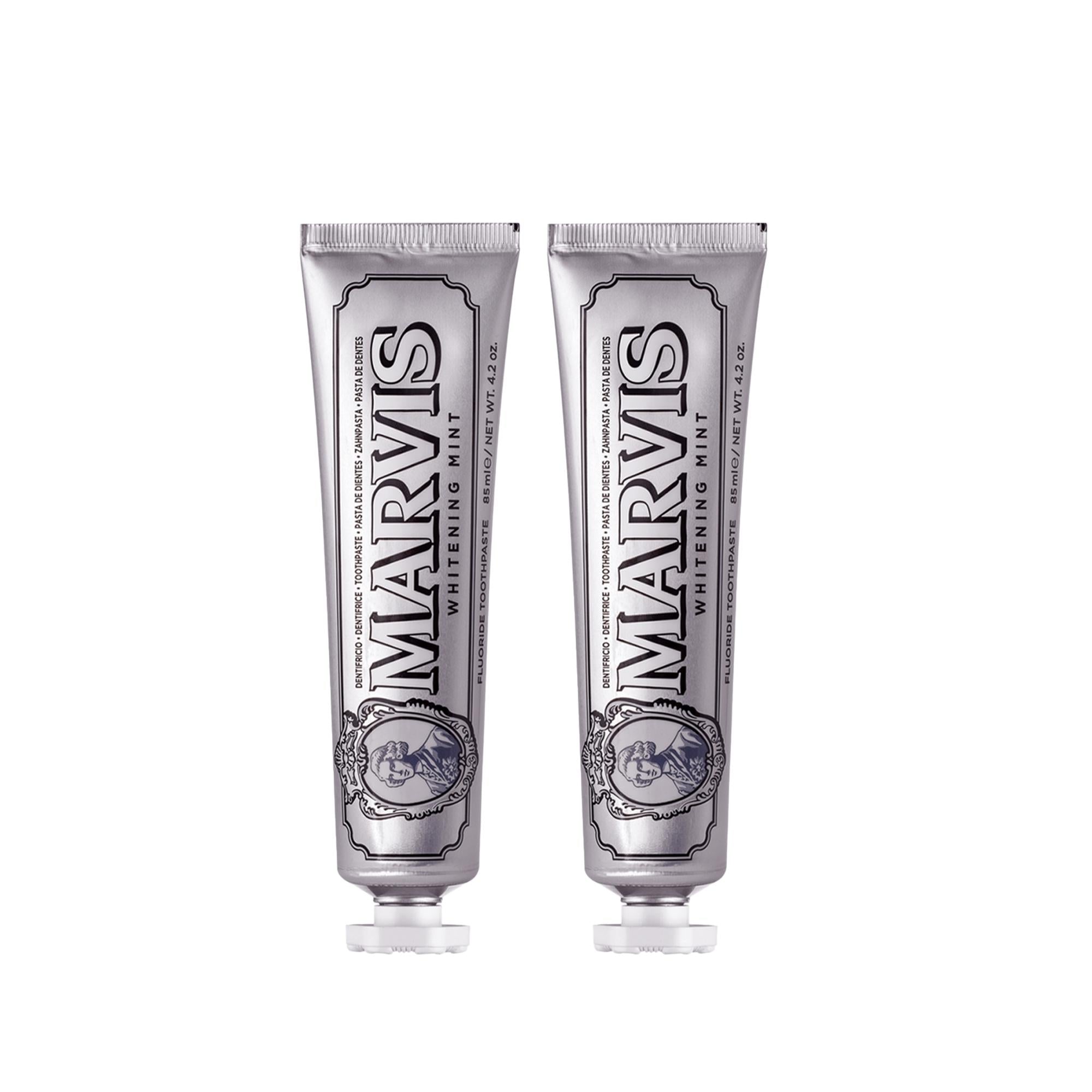 Marvis Whitening Mint Toothpaste 2-Pack: Achieve a Brighter, Confident Smile with Premium Oral Hygiene - Best Teeth Whitening Solution Marvis Whitening Mint Toothpaste: Whiten Teeth &amp; Get Fresh Breath! whitening toothpaste, mint toothpaste, Marvis toothpaste, teeth whitening, oral hygiene, best whitening toothpaste, fresh breath toothpaste, Marvis Whitening Mint, diş macunu, premium toothpaste, Italian toothpaste, dental care, teeth cleaning, stain removal, travel toothpaste, gift for her, gift for him, ora