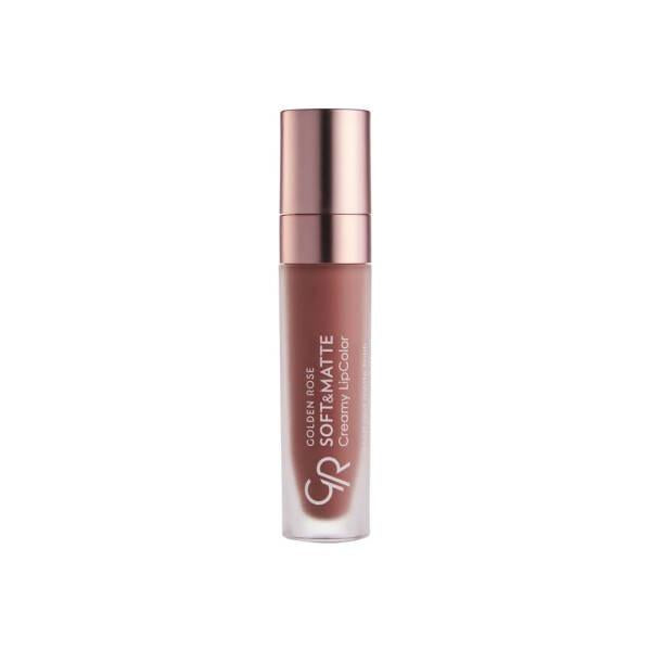 Golden Rose Creamy Lip Color - Soft Matte Finish, Moisturizing & Long Lasting - 5.5ml No:104 - Lipstick