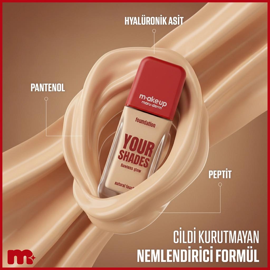 Maruderm Make Up Your Shades Foundation 3N 30ml