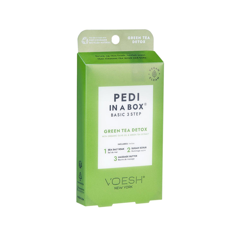 Voesh New York Pedi In A Box Basic Pedicure 3-Step Kit with Green Tea - At-Home Pedicure Set for Self-Care Voesh New York 3-Step Pedicure Kit with Green Tea at-home pedicure kit, 3-step pedicure set, green tea pedicure, Voesh New York Pedi In A Box, basic pedicure care, self-care, foot hygiene, pedicure products, green tea benefits, at-home spa, self-pampering, foot care routine, relaxation, wellness, personal care, cosmetic pedicure, spa-like experience