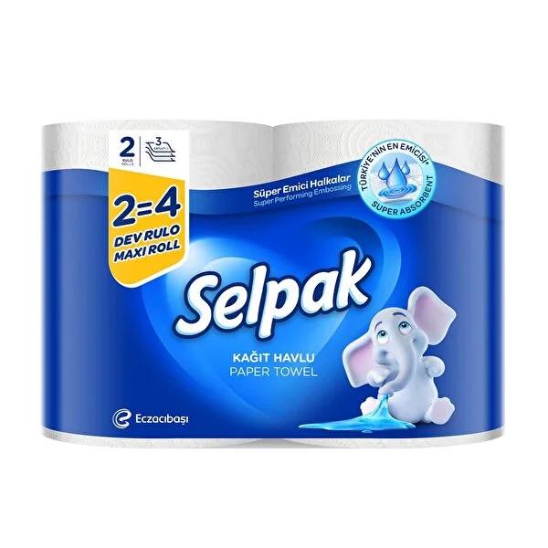 Selpak Absorbent Paper Towels: 2 Packs of 4 Rolls, 3-Ply Strength, Durable Kitchen Towels Selpak Paper Towels: Absorbent, Durable Kitchen Towels paper towels, absorbent paper towels, kitchen towels, durable paper towels, 3 ply paper towels, cleaning supplies, household, absorbent cleaning solutions, hygiene, durable paper towels, elephant design, kitchen, spills, messes, cleaning, quick cleanups, family kitchen, kids, home, 3-ply, gifts for her, mother's day, absorbent, home essentials