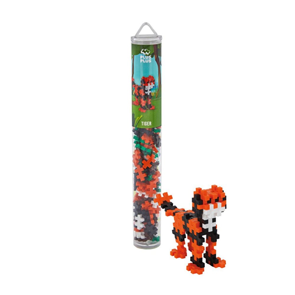 Plus Plus Kaplan 100 Piece Construction Toy in Reusable Tube - Educational Building Blocks for Kids - Danish Made, - view 2