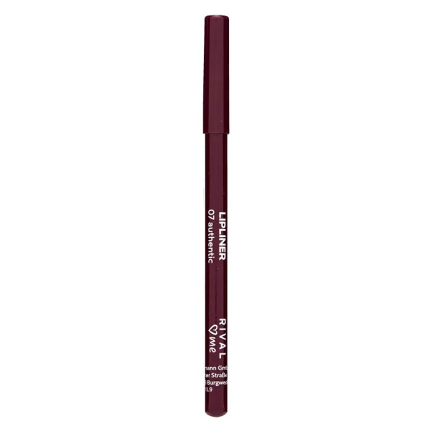 Rival Loves Me Lip Liner No. 07 Authentic for Defined Lips 1pc