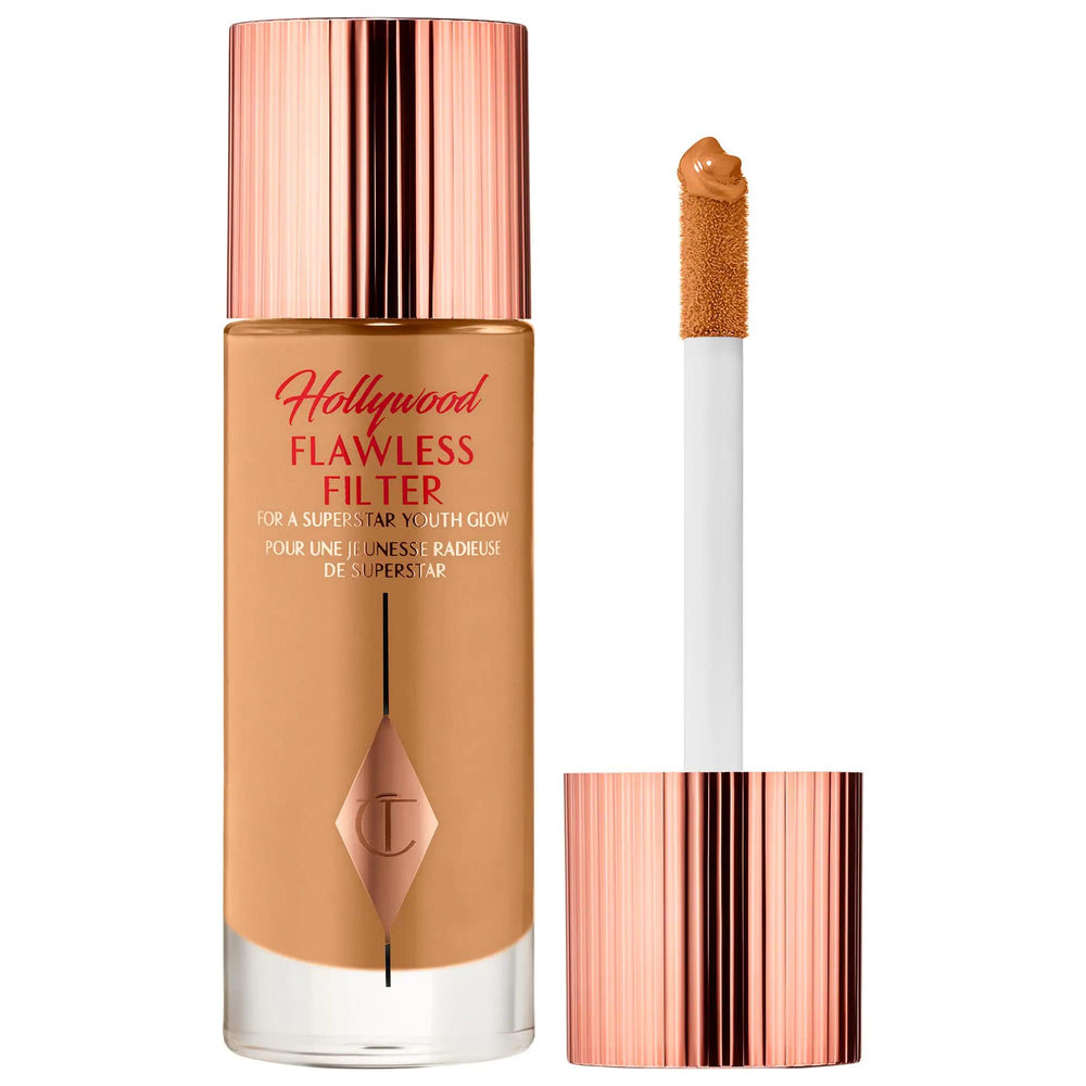 Hollywood Flawless Filter Complexion Booster: Get Radiant, Glowing Skin with this Liquid Highlighter & Makeup Primer - Cruelty-Free Hollywood Flawless Filter: Radiant Glowing Skin Complexion Booster complexion booster, liquid highlighter, radiant skin, flawless filter, blurring makeup, glowing skin, cruelty-free makeup, paraben-free highlighter, makeup primer, illuminating makeup, radiant, glow, primer, highlighter, face makeup, multi-use, moisturizing, skin care, beauty, youthful, smooth skin, soft focus, 
