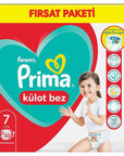 Prima Pampers Disposable Diapers Külot Bez 7 Beden 52 Count - Leak Proof, Easy Change, Comfort Fit - view 4