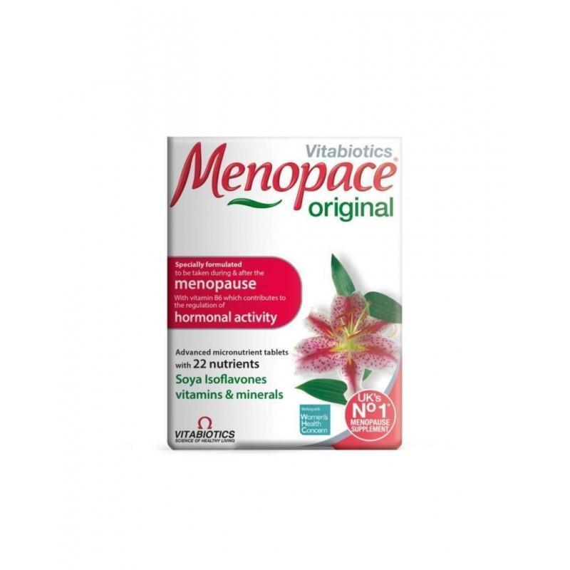 Vitabiotics Menopace Original Multivitamin for Menopause - Women's Health Supplement, 30 Tablets - Vitamin & Supplement