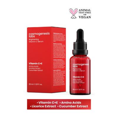 Cosmogenesis Labs Vitamin C Serum - Brightening, Hydrating & Antioxidant Serum for Balanced Skin Tone Cosmogenesis Labs Vitamin C Serum - Brightens & Hydrates Skin Vitamin C Serum, Brightening Serum, Skin Toning Serum, Hydrating Serum, Natural Skincare Serum, Antioxidant Serum, Skincare for Uneven Skin Tone, Hydrating Skincare, Natural Skincare Products, Serum for Dry Skin, Brightening Skincare, Skincare with Vitamin C, Serum for Sensitive Skin