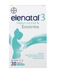 Elenatal 3 Postpartum Multivitamin Supplement for Breastfeeding Women - 30 Capsules - Vitamin & Supplement