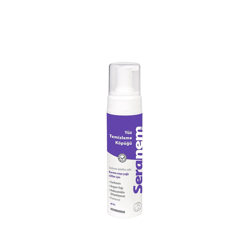 Seranem Facial Cleansing Foam 200ml - Gentle Skincare for Effective Face Cleaning Seranem Facial Cleansing Foam 200ml Facial cleansing foam, Seranem, 200 ml facial cleanser, Skincare products, Face wash, Gentle skincare, Effective face cleaning, Skincare routine, Facial cleanser, Cleansing foam, Skincare essentials, Daily skincare, Face cleansing products