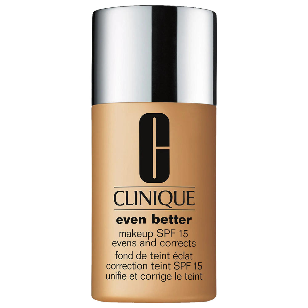 Clinique Even Better Makeup Broad Spectrum SPF 15 Foundation - Hydrating, Medium Coverage, Paraben-Free Clinique Even Better Foundation SPF 15 - Hydrating & Natural Finish Foundation Makeup, SPF 15, Cream Foundation, Broad Spectrum Sunscreen, Paraben-free Makeup, Hydrating Foundation, Medium Coverage Foundation, Natural Finish Foundation, Cleaner Beauty, Everyday Makeup, Sensitive Skin Friendly, Dermatologist Developed