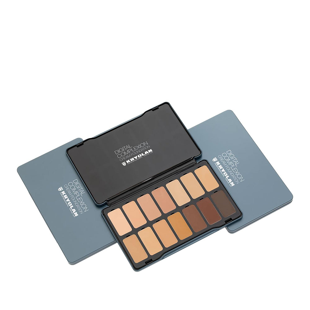 Kryolan Digital Complexion Cream Foundation Palette 14 Colors