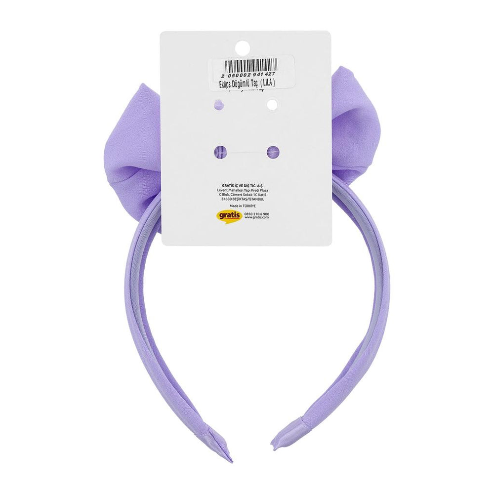 Eklips Knotted Headband in Lilac Soft Hair Accessory