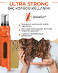 Morfose Ultra Strong Hair Styling Mousse - 6.76 fl oz - Strong Hold, Multivitamin Enriched, Non-Residue Formula - Hair Spray