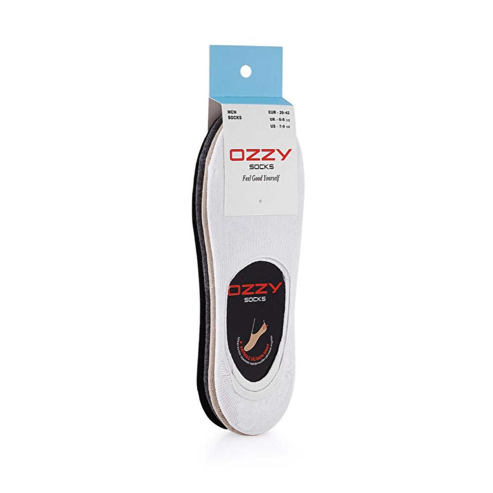 Ozzy Socks Unisex Seamless No-Show Socks 4-Pack Size 39-42