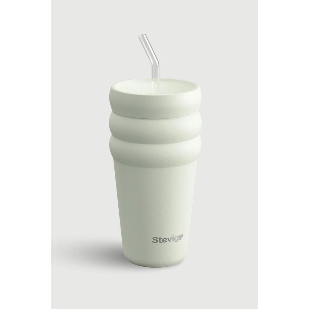 Stevig Bubble Stainless Steel Thermos in Lightest Sky 600ml