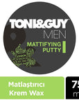 Toni&Guy Matte Finish Hair Styling Cream Wax - 75ml, Strong Hold, Natural Look - view 3