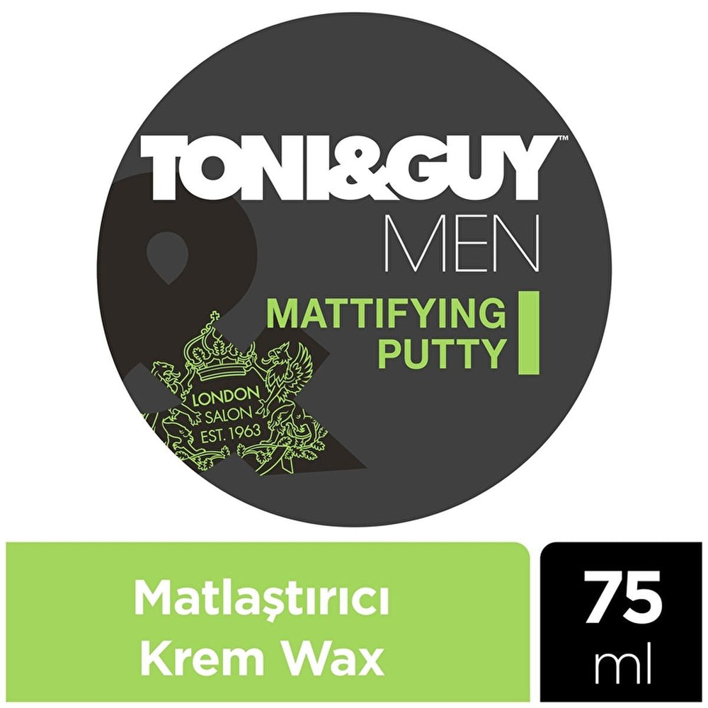 Toni&Guy Matte Finish Hair Styling Cream Wax - 75ml, Strong Hold, Natural Look - view 3
