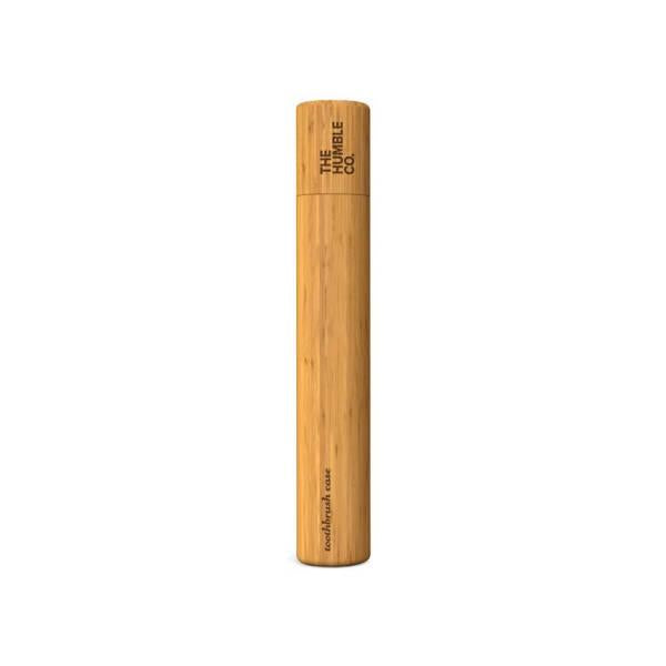 Humble Brush Bamboo Toothbrush Case for Kids - Eco-Friendly, Sustainable, and Protective Oral Care - Toothpaste