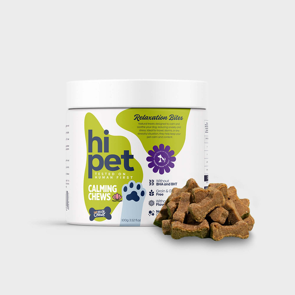 HiPet Relaxation Bites Calming Chewable Tablets for Dogs