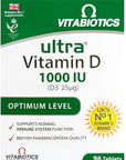 Vitabiotics Ultra Vitamin D 96 Tablet - Vitamin D3 Supplement for Bone Health & Immune Support - Vitamin & Supplement