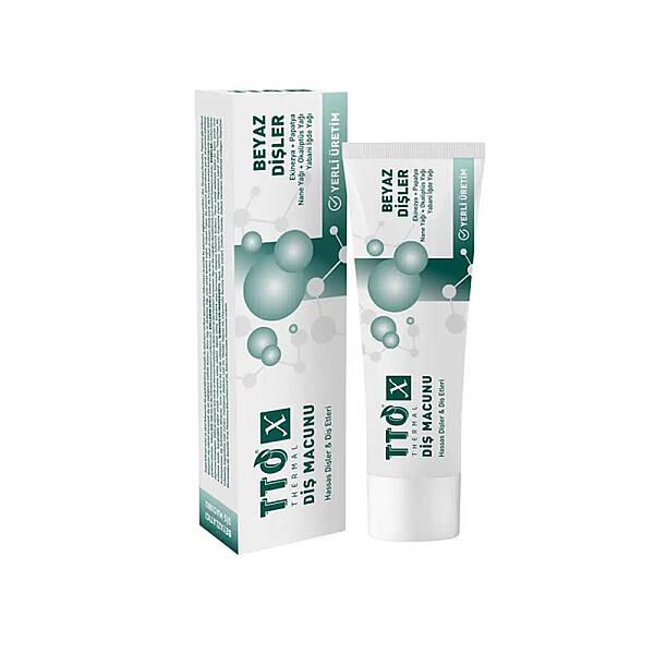 TTO Thermal X Sensitive Teeth &amp; Gums Whitening Toothpaste 75 ml