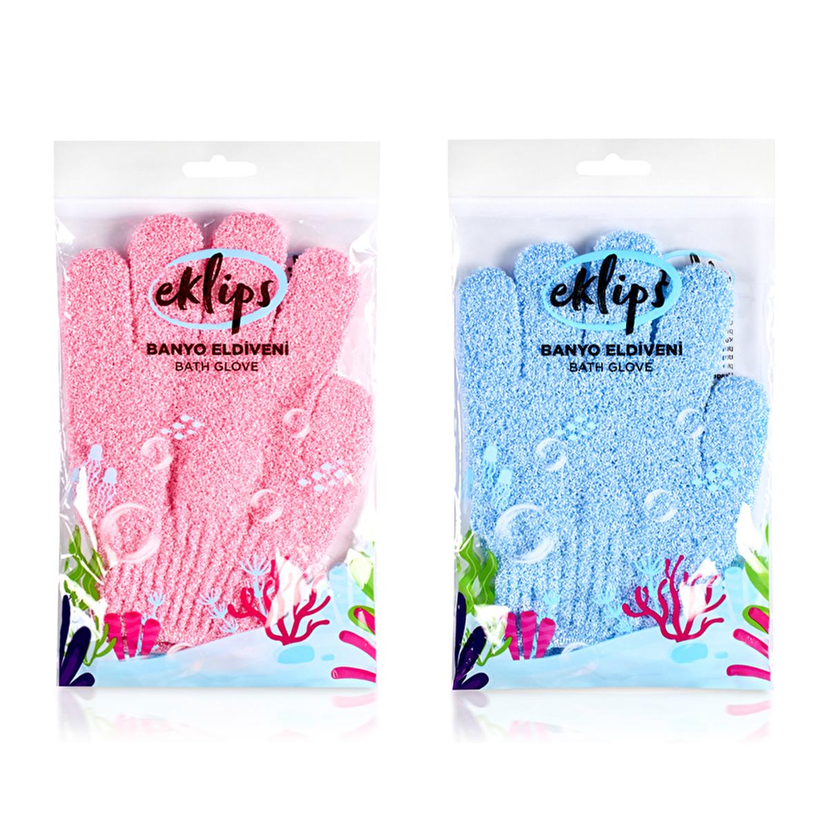 Eklips Exfoliating Bath Glove - Deep Cleansing, Smooth Skin, Assorted Colors Eklips Exfoliating Bath Glove - Deep Cleansing & Smooth Skin exfoliating bath glove, bath glove, exfoliating glove, skin cleansing, peeling effect, smooth skin, skincare, beauty, personal care, exfoliation, gentle exfoliant, shower gel compatible, assorted colors, cosmetic, gift for her, skincare routine, cleansing, skincare essentials