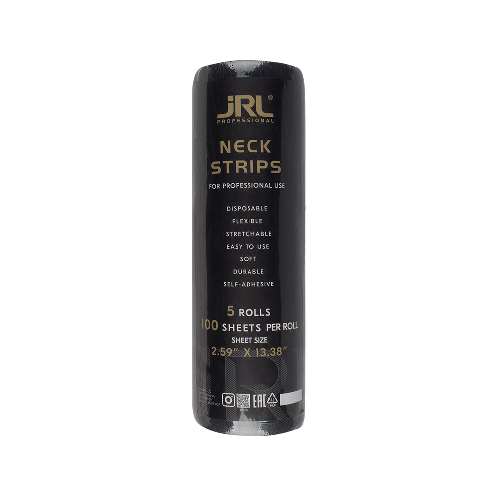 JRL Professional Black Neck Paper Rolls for Salons