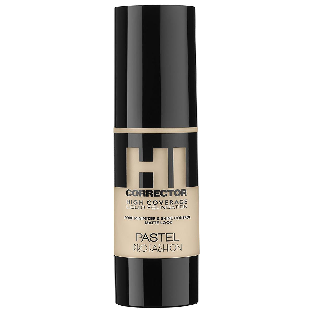 pastel high coverage liquid foundation 401, high coverage liquid foundation on skin, pastel foundation packaging Pastel High Corrector - High Coverage Liquid Foundation | 30ml Pastel High Coverage Liquid Foundation | 30ml pastel, high-coverage-foundation, vegan-cosmetics, cruelty-free, matte-finish, oil-control, foundation, makeup, beauty, ai-generated