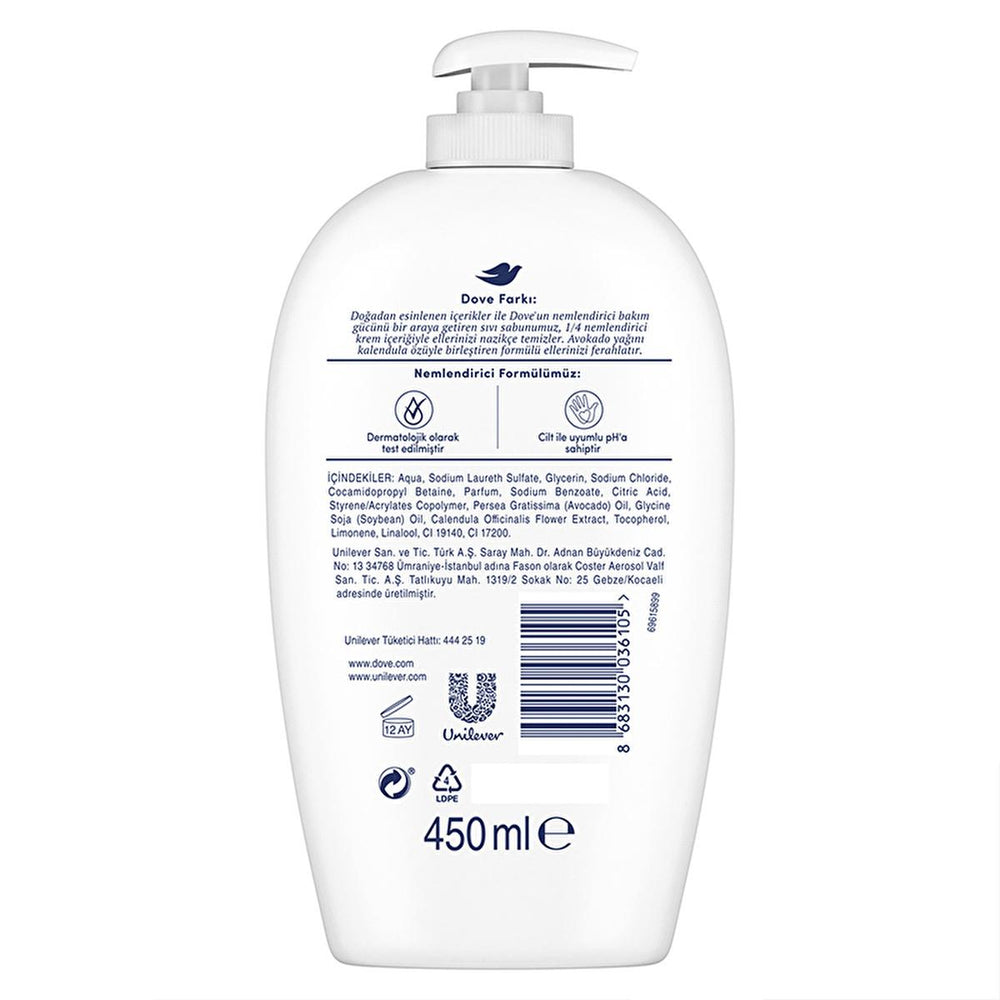 Dove Moisturizing Liquid Hand Soap with Avocado Oil & Calendula Extract - 15.22 fl oz - Gentle for Dry Skin - view 4
