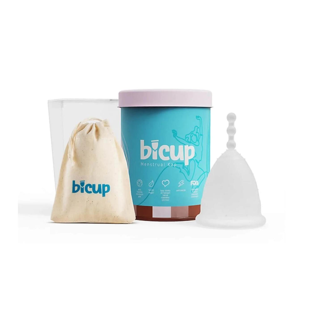 Bicup Small Menstrual Cup and Microwave Sterilizer Cup