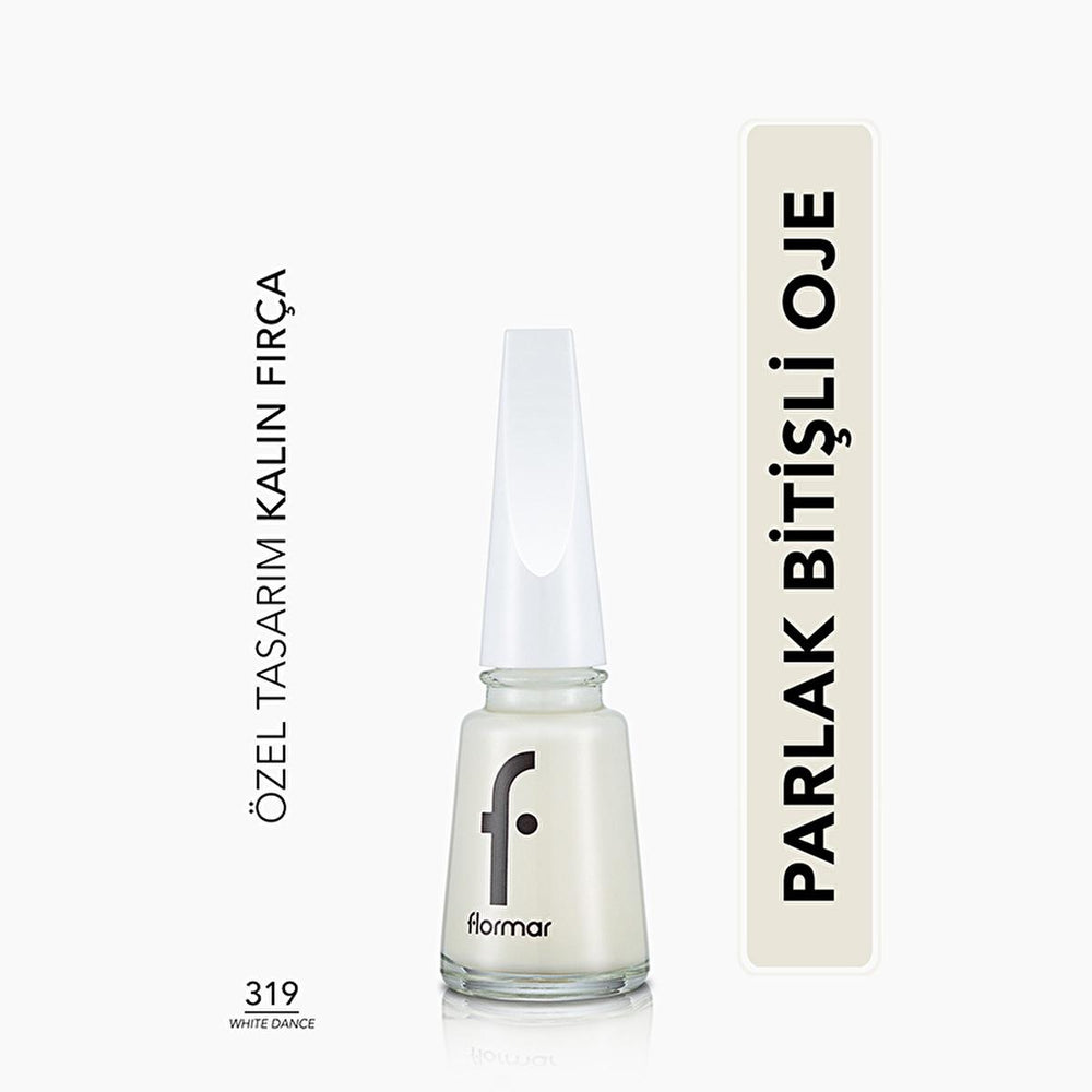Flormar High Pigment White Nail Polish: Long Lasting, Chip Resistant, Glossy Finish & Enriched with Minerals for Nail Care Flormar White Nail Polish: High Pigment, Long Lasting & Chip Resistant nail polish, high pigment nail polish, long lasting nail polish, chip resistant nail polish, glossy nail polish, Flormar nail enamel, white nail polish, nail care polish, nail color, nail lacquer, manicure, pedicure, nail art, women's nail polish, mineral enriched nail polish, strong nails, healthy nails, white color