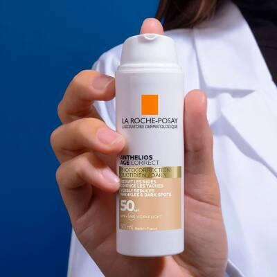 La Roche Posay Anthelios Age Correct Daily Tinted Cream SPF50+ - Tinted Sunscreen Cream for Anti-Aging &amp; Sensitive Skin - image 10