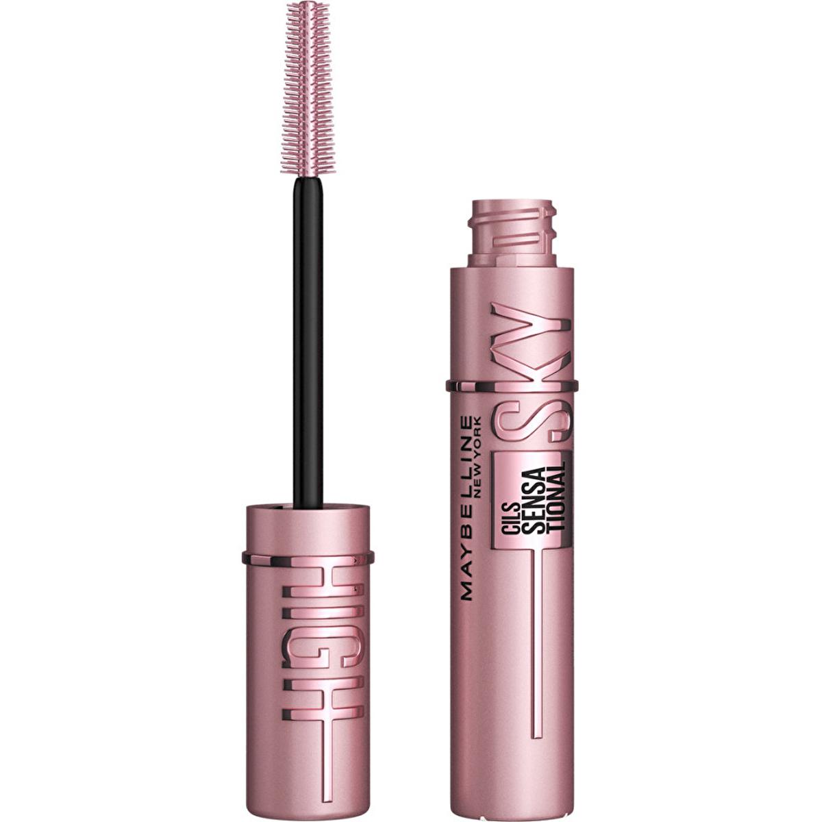 maybelline lash sensational sky high mascara, flexible brush for precise application, unlimited length and volume mascara Maybelline New York Lash Sensational Sky High Mascara - Unlimited Length & Volume for Women of All Ages | 0.32 fl. oz. Maybelline Sky High Mascara - Unlimited Length & Volume maybelline, mascara, sky-high, lash-length, lash-volume, women-makeup, beauty, eye-makeup, ai-generated, lengthening-mascara