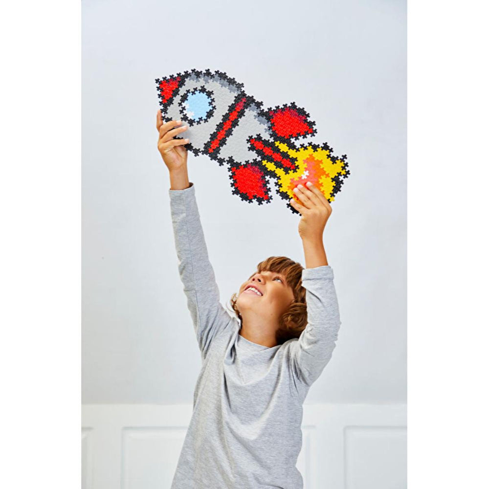 Plus Plus - 500 Piece Rocket Puzzle Toy for Kids - Educational Puzzle Game Enhancing Creativity and Problem-Solving - view 2