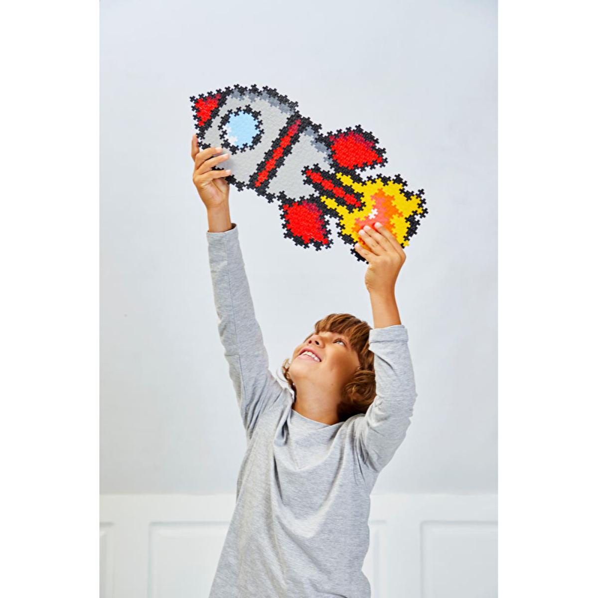 Plus Plus - 500 Piece Rocket Puzzle Toy for Kids - Educational Puzzle Game Enhancing Creativity and Problem-Solving Skills Plus Plus 500 Piece Rocket Puzzle Toy - Educational Puzzle for Kids puzzle toy, educational toy, children's puzzle, rocket puzzle, 500 piece puzzle, kids puzzle, educational puzzle, creative toy, problem-solving toy, spatial awareness, fine motor skills, critical thinking, analytical skills, puzzle game, kids educational toy