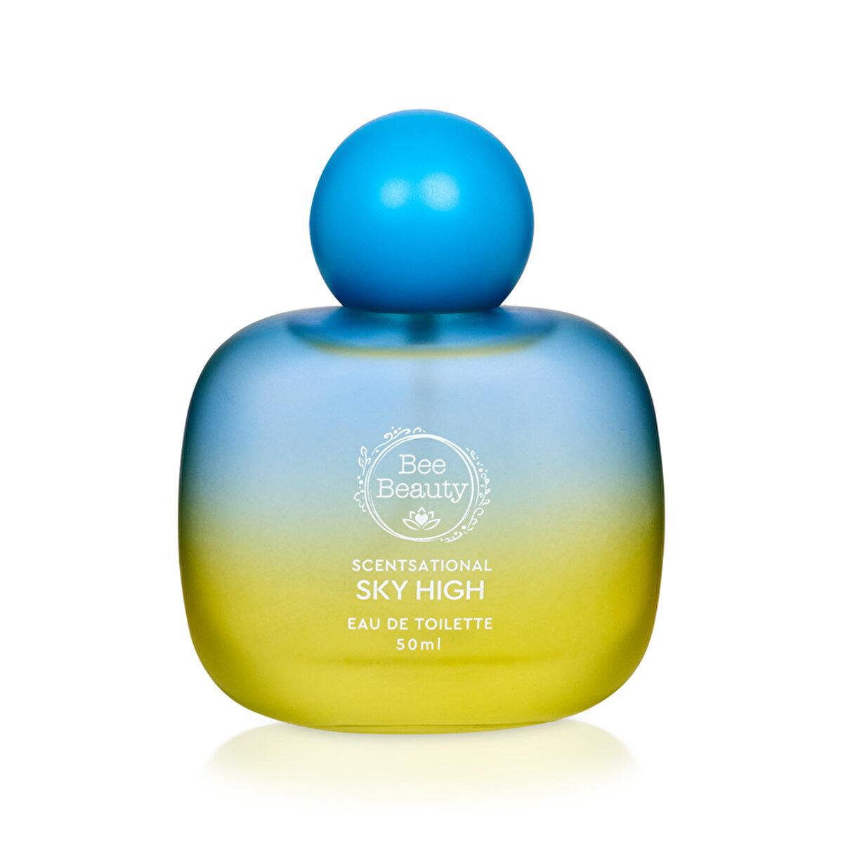 Bee Beauty Scentsational Sky High EDT Women's Perfume - 50ml Floral Fragrance with Vanilla & Patchouli Bee Beauty Scentsational Sky High EDT Perfume for Women women's perfume, EDT fragrance, 50 ml perfume, floral fragrance, vanilla scent, patchouli perfume, women's fragrances, elegant perfume, minimalist design, everyday perfume, formal event perfume, Bee Beauty products