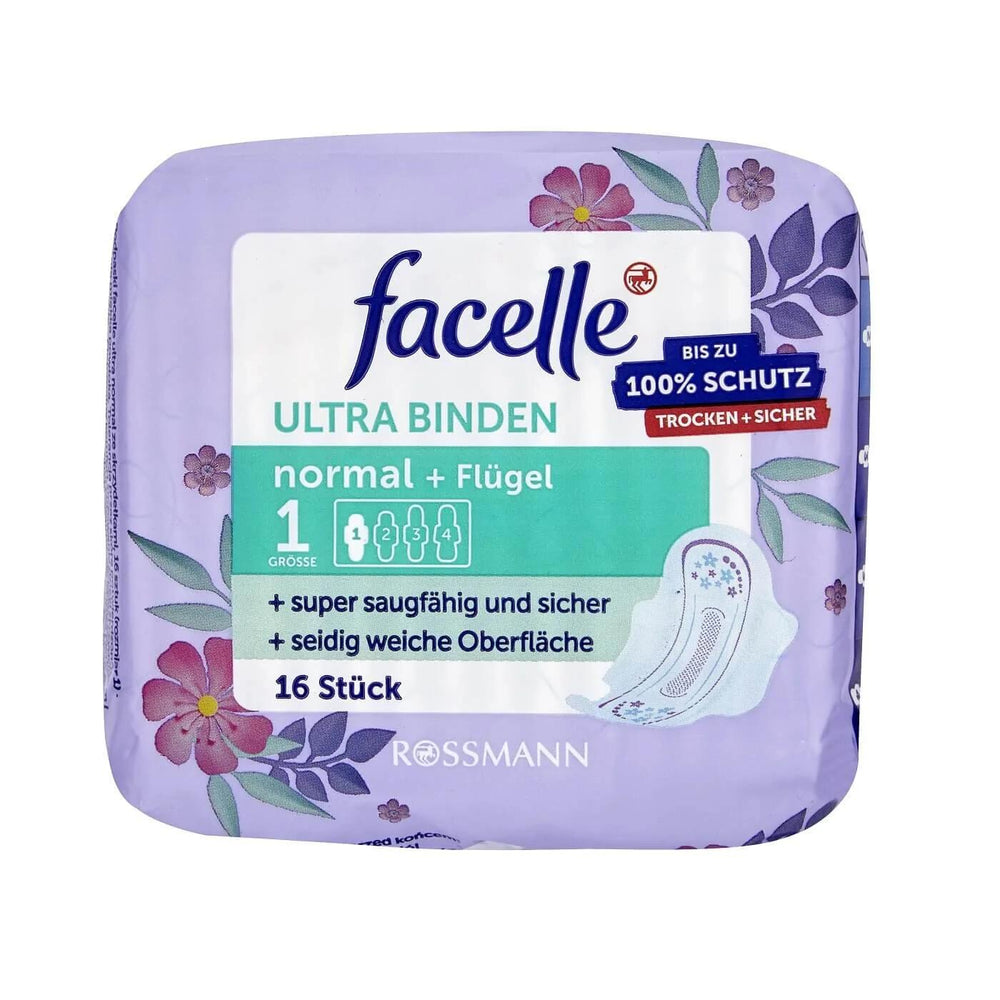 Facelle Ultra Normal Sanitary Pads 16-Pack