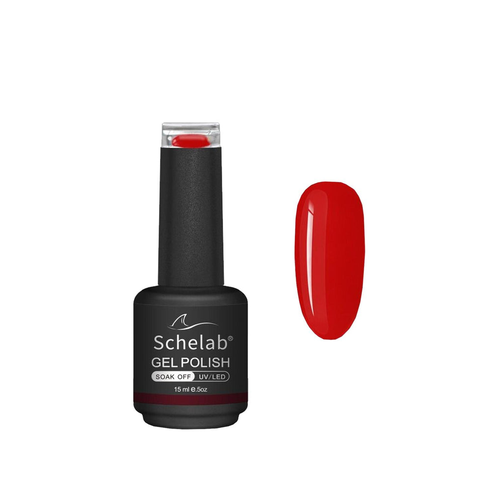 Schelab Long-Lasting Gel Nail Polish - Cherry 01, 3-Step Application, 15ml Schelab Gel Nail Polish - Cherry 01 Schelab gel nail polish, long-lasting nail polish, three-step nail care, Cherry 01 nail color, at-home nail gel polish, nail care solutions, beauty essentials, salon-quality nails, gel nail polish, nail polish, Schelab, cosmetics, beauty products