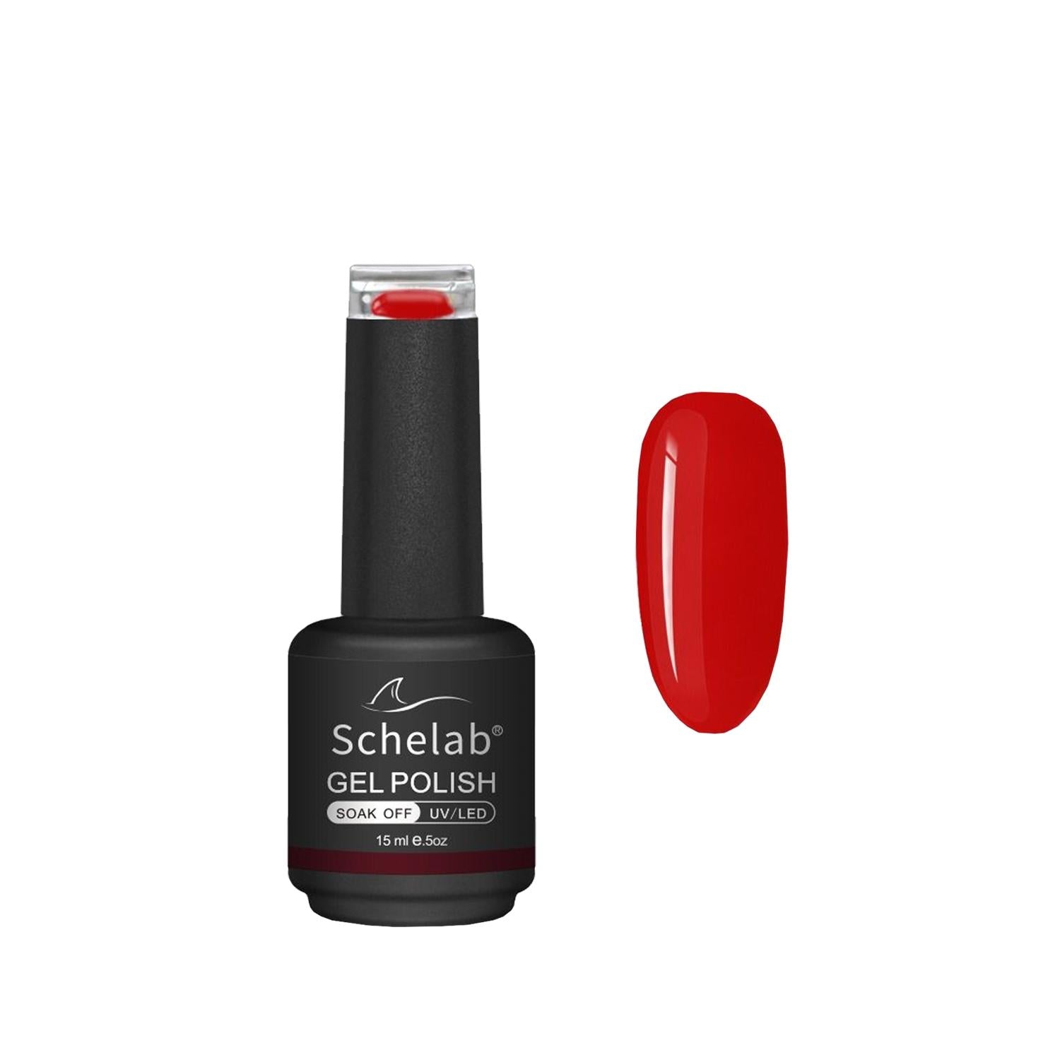 Schelab Long-Lasting Gel Nail Polish - Cherry 01, 3-Step Application, 15ml Schelab Gel Nail Polish - Cherry 01 Schelab gel nail polish, long-lasting nail polish, three-step nail care, Cherry 01 nail color, at-home nail gel polish, nail care solutions, beauty essentials, salon-quality nails, gel nail polish, nail polish, Schelab, cosmetics, beauty products