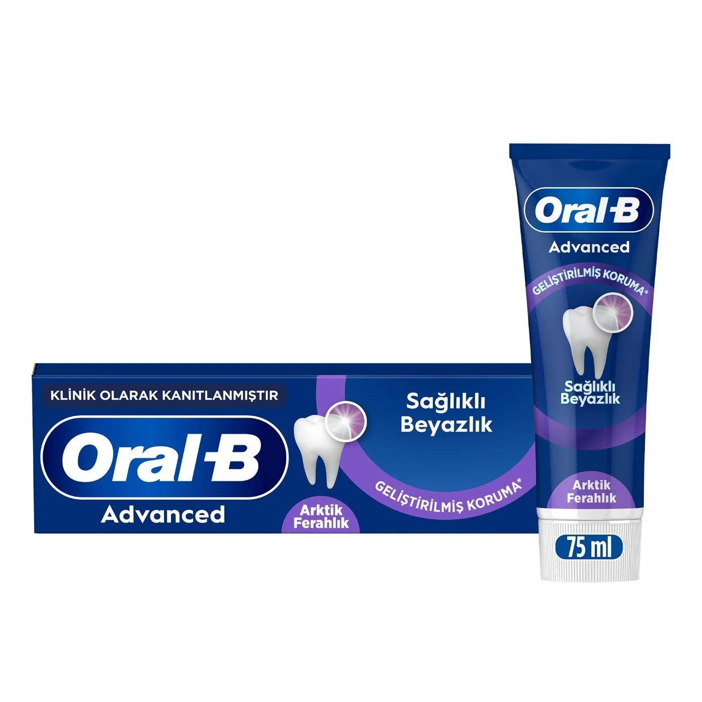 Oral-B Advanced Healthy Whitening Arctic Fresh Toothpaste 75ml
