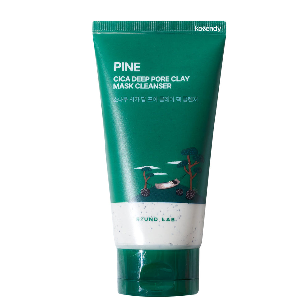 Round Lab Pine Cica Deep Pore Clay Mask Cleanser 120ml
