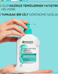Garnier Hyaluronic Aloe Vera Facial Cleanser: Hydrating, Soothing Vegan Face Wash for Sensitive Skin - Sulfate-Free, 8.45 fl oz Garnier Hyaluronic Aloe Cleanser | Hydrating Vegan Face Wash hyaluronic acid cleanser, aloe vera facial cleanser, vegan face wash, sulfate-free cleanser, hydrating face wash, soothing facial cleanser, sensitive skin cleanser, Garnier cleanser, face wash, cleanser, facial cleanser, hyaluronic acid, aloe vera, glycerin, vegan, sulfate-free, hydrating, soothing, sensitive skin, skin c