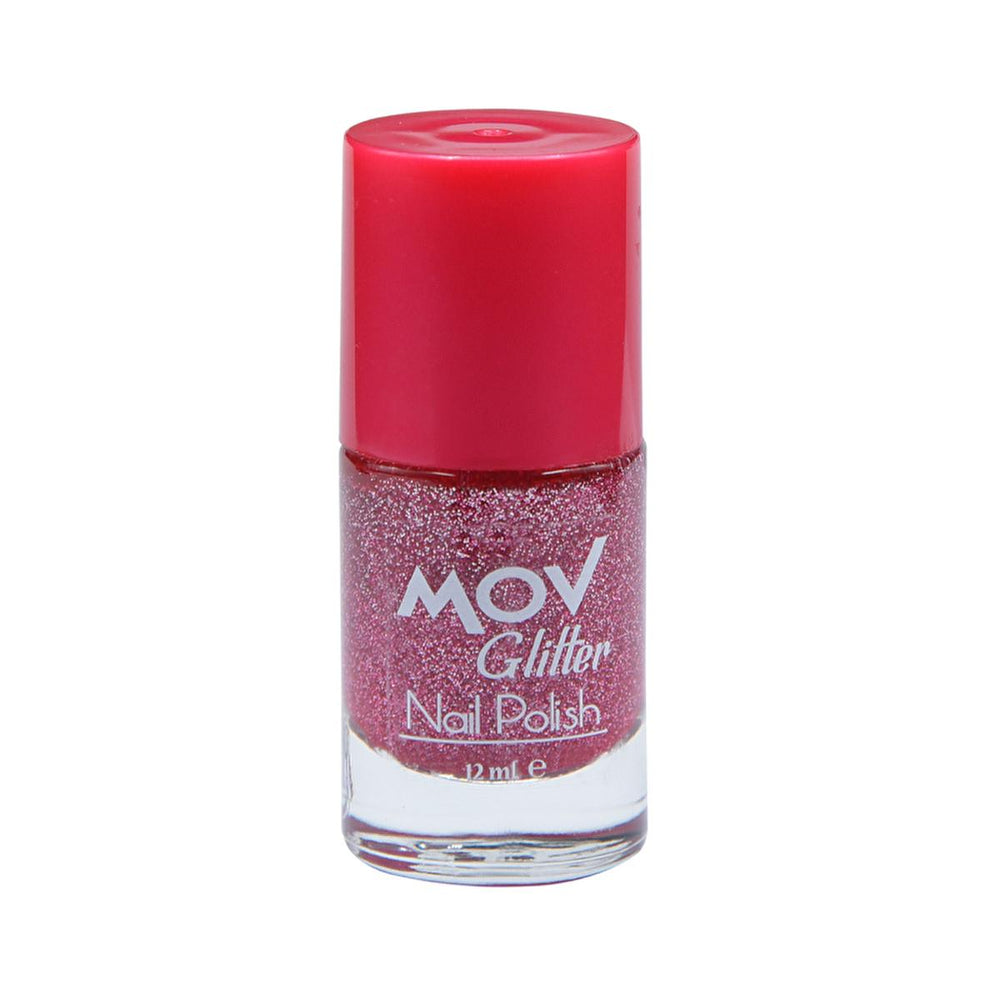 Mov Glitter Nail Polish No:12 - Glittery Shine for Creative Nail Art Designs - Nail Polish