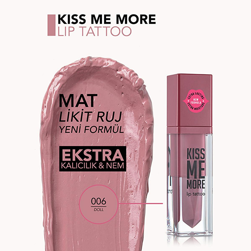 Flormar Liquid Matte Lipstick - Long-Lasting Moisturizing Lip Color with 24-Hour Hydration - Flormar Kiss Me More - view 4