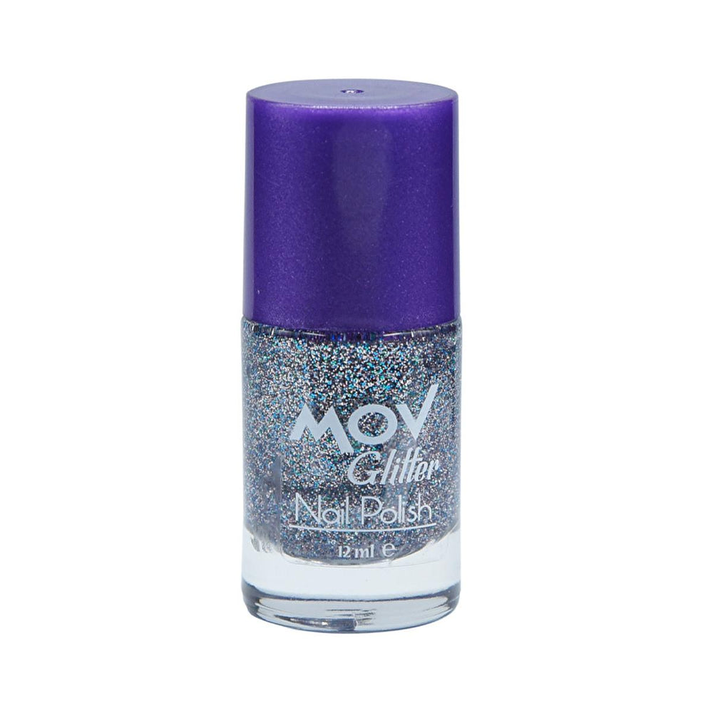 Mov Glitter Nail Polish - Customizable Glitter Intensity for Nail Art Designs - Nail Polish