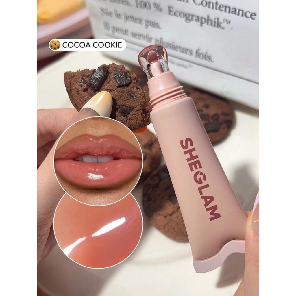 Sheglam Crystal Glaze Lip Gloss in Cocoa Cookie 514