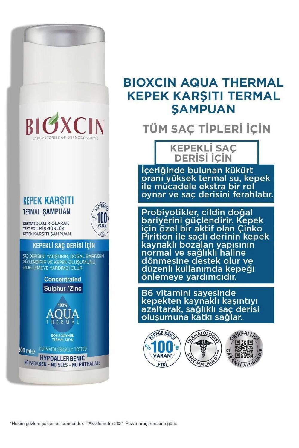 Bioxcin Anti-Dandruff Thermal Shampoo 300 ml - image 8