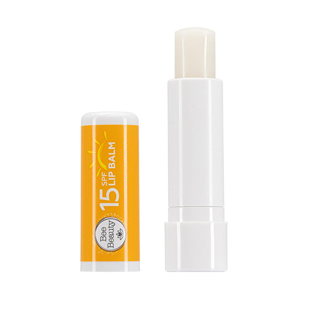 bee-beauty-15-spf-lip-balm, lip-balm-with-sun-protection, bee-beauty-lip-care Bee Beauty 15 SPF Lip Balm - Nourishing Formula with Sun Protection | 0.18 oz Bee Beauty 15 SPF Lip Balm - Moisturizing & Sun Protection  | 0.18 oz bee-beauty, lip-balm, sp15, sun-protection, hydrating, moisturizer, vitamin-e, beauty, skincare, ai-generated